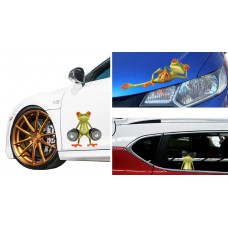 Authentic Lansiya 3D Frog Styled 3M Car Decoration Sticker