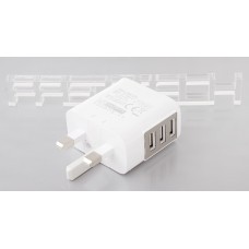 EP-XSD118 3 Ports USB Fast Charger Power Adapter for Cellphones