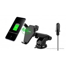 Car Suction Cup Cell Phone Holder Qi Inductive Wireless Charger